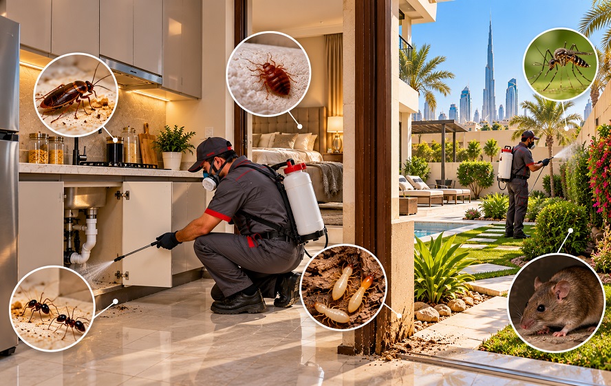حلول لمكافحة الحشرات: تعرف على خدمات الشركة وكيف تتعامل مع الآفات في الإمارات